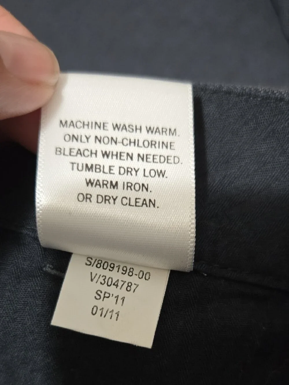NWT Mens Banana Republic Navy Blue Chinos Linen Cotton Blend Size 36x30